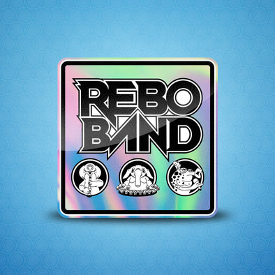 Rebo Band Holographic Sticker