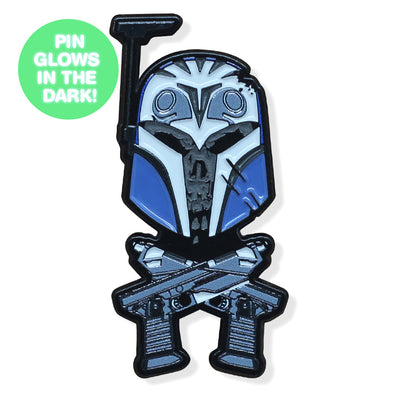 Bo & Crossbones GLOW SERIES Enamel Pin
