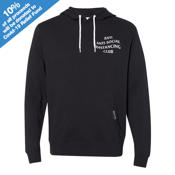Anti Anti-Social Distancing Club Black Hooded Pullover