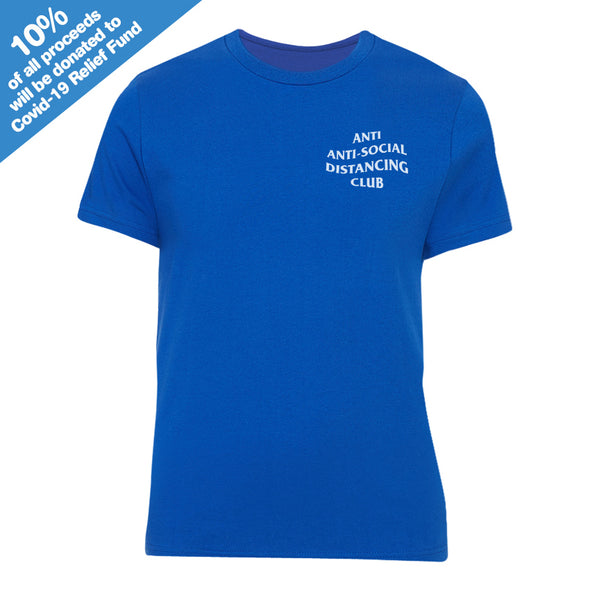 Anti Anti-Social Distancing Club Blue T-Shirt