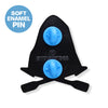 Vigilante & Crossbones Enamel Pin