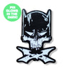 Crusader & Crossbones GLOW-IN-THE-DARK Enamel Pin