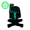 Bounty Hunter & Crossbones GLOW SERIES Enamel Pin