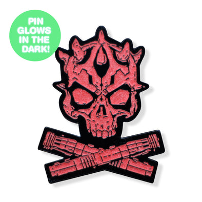 Menace & Crossbones GLOW SERIES Enamel Pin