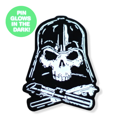 Villain & Crossbones GLOW SERIES Enamel Pin