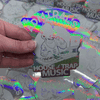 The Admiral's House of Trap Music Holographic Sticker