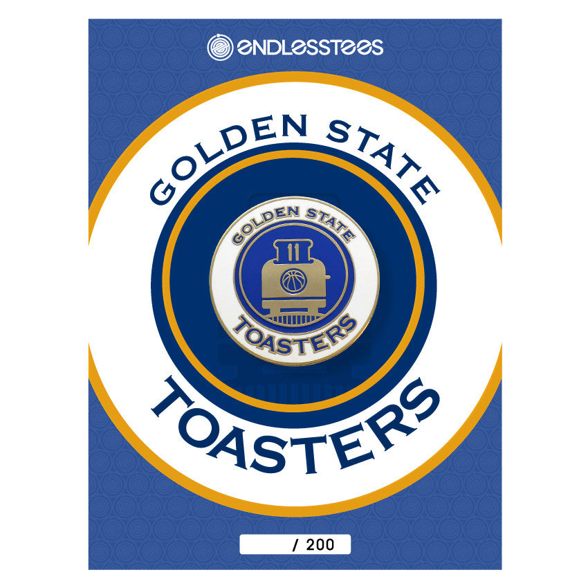 Golden State Toasters Enamel Pin – EndlessTees