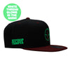 Hip Hop Trooper "OG Logo" Snapback Hat GLOW-IN-THE-DARK