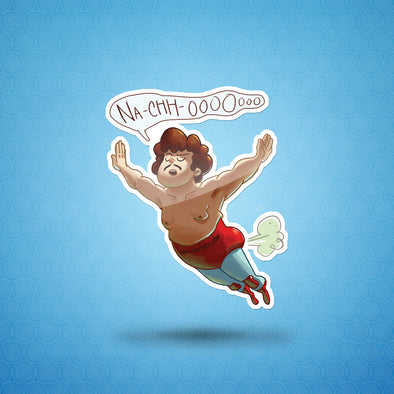 Nacho In Flight Sticker