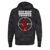 Hip Hop Trooper "OG Logo" Black Camo Hooded Pullover