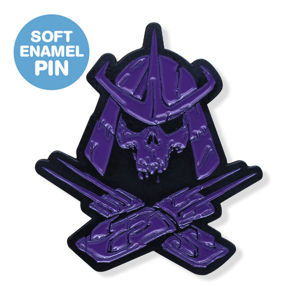 Shredded Crossbones Enamel Pin