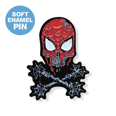 Web Slinger & Crossbones Enamel Pin