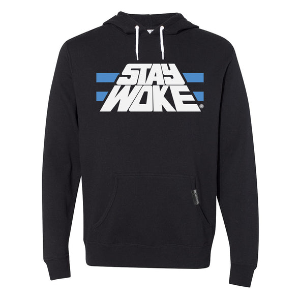 Stay Woke Black Hooded Pullover