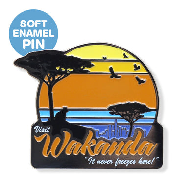 Visit Wakanda Enamel Pin